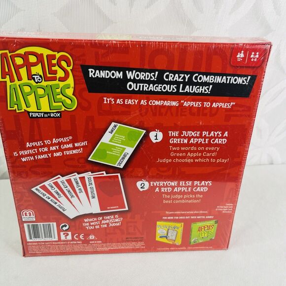Mattel Apples to Apples Party in a Box Card Game Brand New Sealed! - Picture 4 of 5